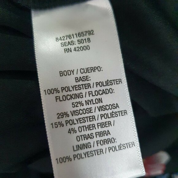 NWT Adam Levine Dress Long Bell Sleeve V-Neck M - Picture 3 of 8